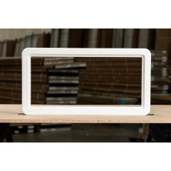 CMF-2412C1 White Corrugated Exterior Frame